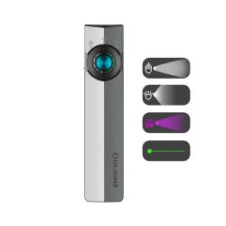 Lampe Torche EDC Olight ArkPro Graphite Argent&eacute; 1500 Lumens - Faisceau Large/Concentr&eacute;/UV/Laser Vert