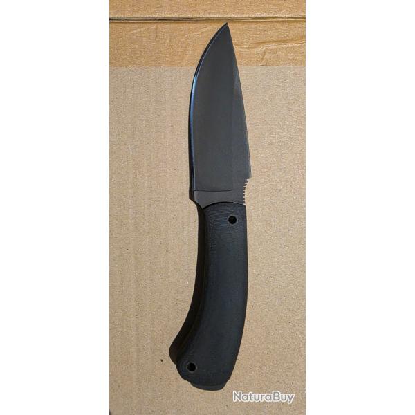 Couteau Winkler Knives Woodsman - Black Laminate - 80CRV2