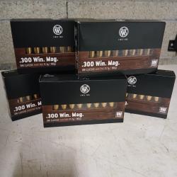 Lot de 5 boites de balles RWS Uni classic 180 grains 300 WM