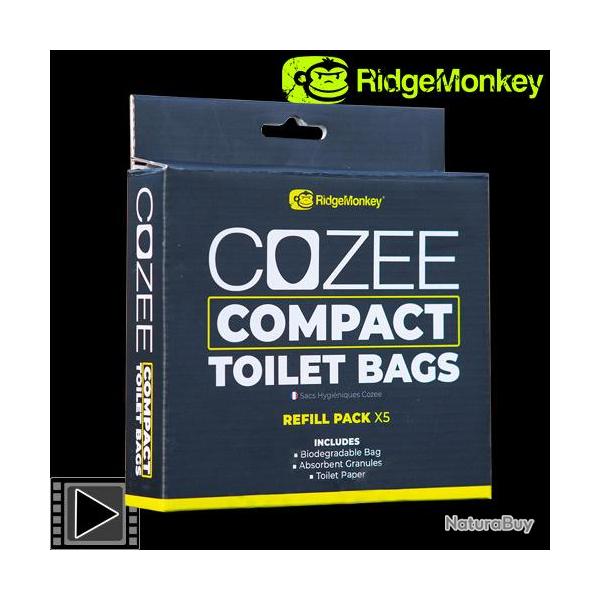 Sac pour Toilettes RidgeMonkey CoZee Compact Toilet