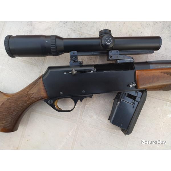 BAR MKII 270 win + LUNETTE schmidt & BENDER 1,25-4x20 -r�t flashdot lumineux + bande de battue -