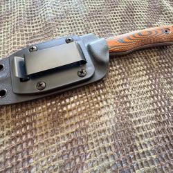 COUTEAU FIXE POLYVALENT ESEE ASHLEY EMERSON S35VN