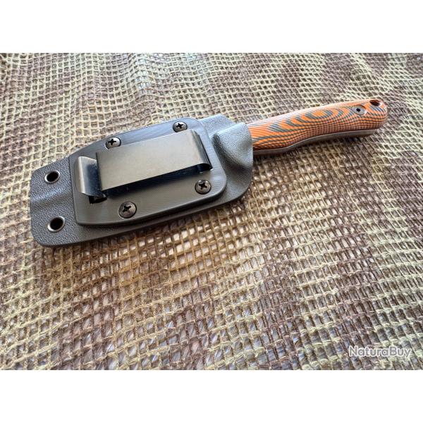 COUTEAU FIXE POLYVALENT ESEE ASHLEY EMERSON S35VN