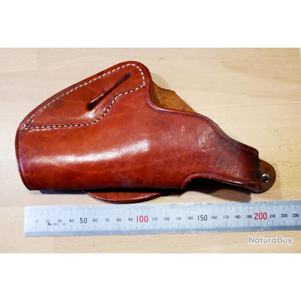 Holster en cuir pour pistolet taille moyenne
