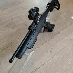 Pistolet PCP KRAL Puncher NP-01 cal 5,5 mm - 19,9 joules + point rouge /point vert