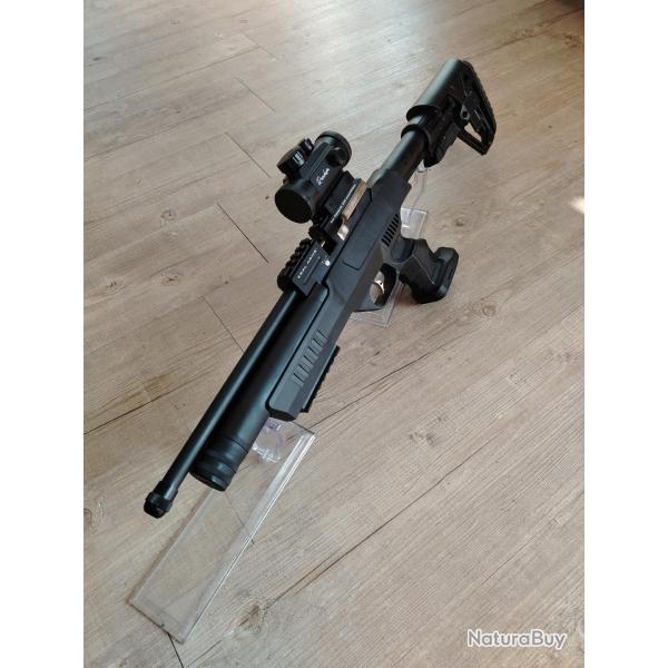 Pistolet PCP KRAL Puncher NP-01 cal 5,5 mm - 19,9 joules + point rouge /point vert