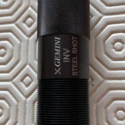 Choke Gemini Browning Invector cal 12 Int/Ext + 2 cm - Demi