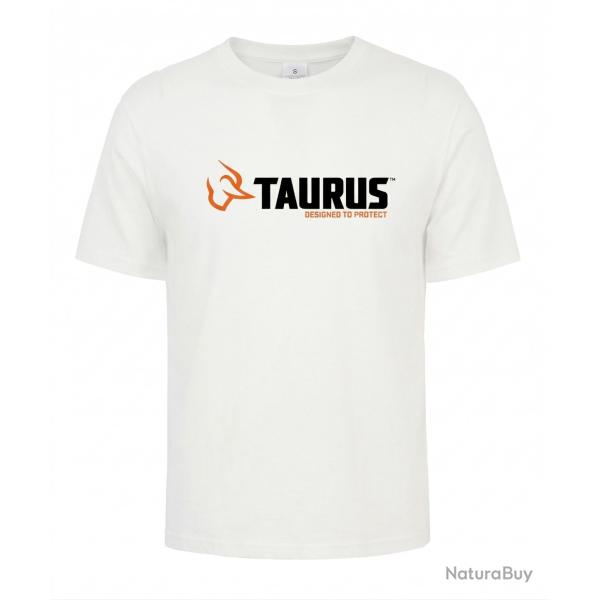 T-shirt TAURUS blanc LIVRAISON GRATUITE