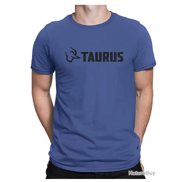 T-shirt TAURUS bleu type 2 LIVRAISON GRATUITE