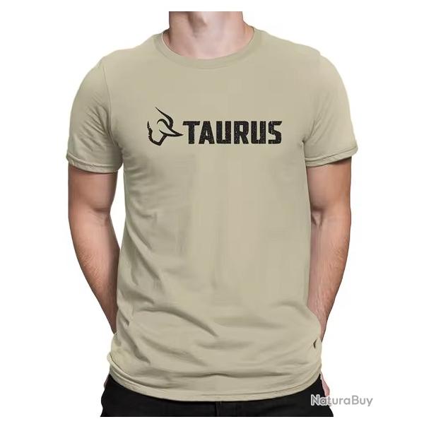 T-shirt TAURUS beige type 2 LIVRAISON GRATUITE