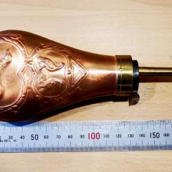 Poire poudre noire sc&egrave;ne animaux