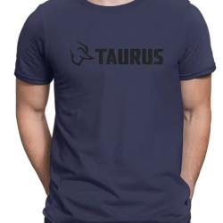 T-shirt TAURUS bleu marine type 2 LIVRAISON GRATUITE