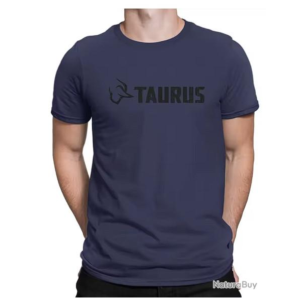 T-shirt TAURUS bleu marine type 2 LIVRAISON GRATUITE