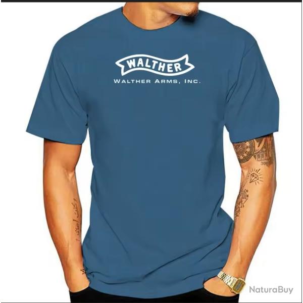 T-shirt WALTHER bleu marine LIVRAISON GRATUITE
