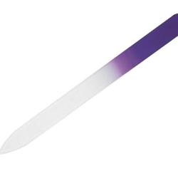 Lime a ongles verre 14cm prune