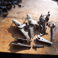 pieces d&eacute;tach&eacute;es platines vis pontet fusils poudre noire