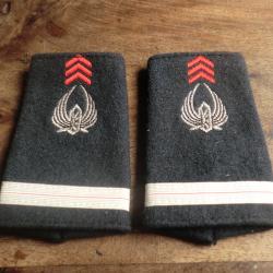 paire fourreaux r&eacute;giment de train sous lieutenant