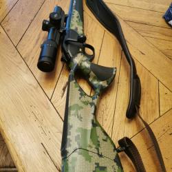Carabine a culasse lin&eacute;aire blaser r8 ultimate camo avec lunette blaser b2