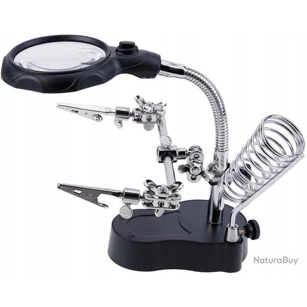 SUPPORT AVEC LOUPE 62 MM