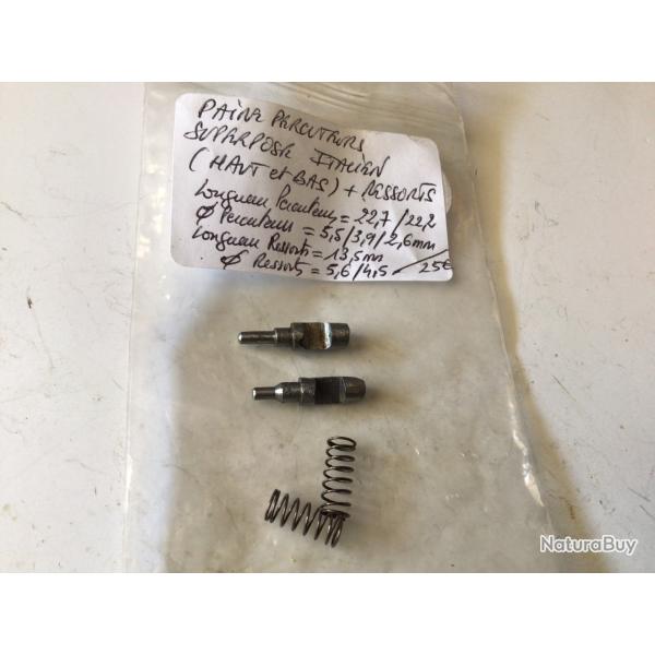 VENDU PAR LE-CUIRASSIER PAIRE PERCUTEURS + RESSORTS SUPERPOS� ITALIEN  CAL 12