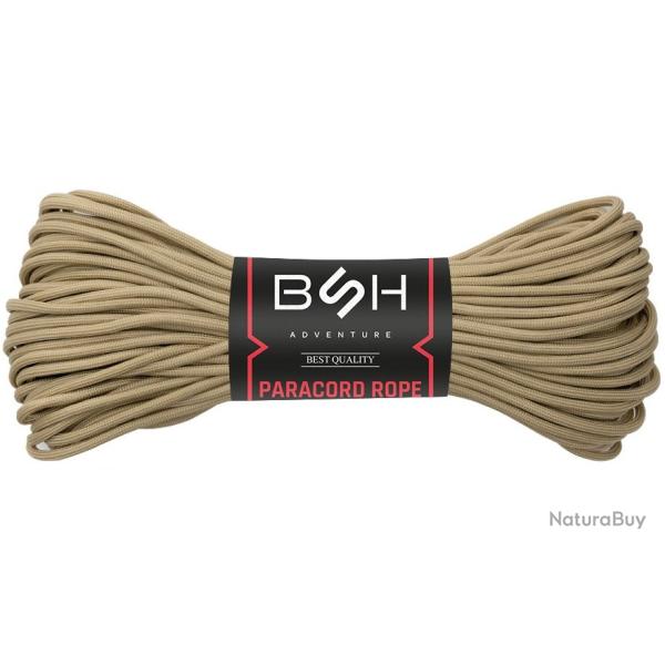 ENCHERE LOT DE 4 PARACORDES SABLE SUPER RESISTANTES 30 M