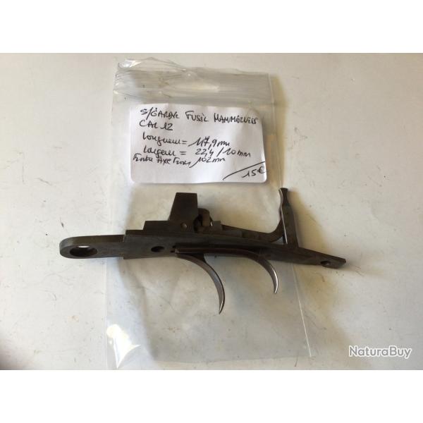 VENDU PAR LE-CUIRASSIER SOUS GARDE COMPL�TE FUSIL JUXTAPOSE HAMMERLEE CAL 12