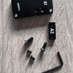 Platine support Point Rouge Docter  Beretta 92 FS-M9A3-M9A1