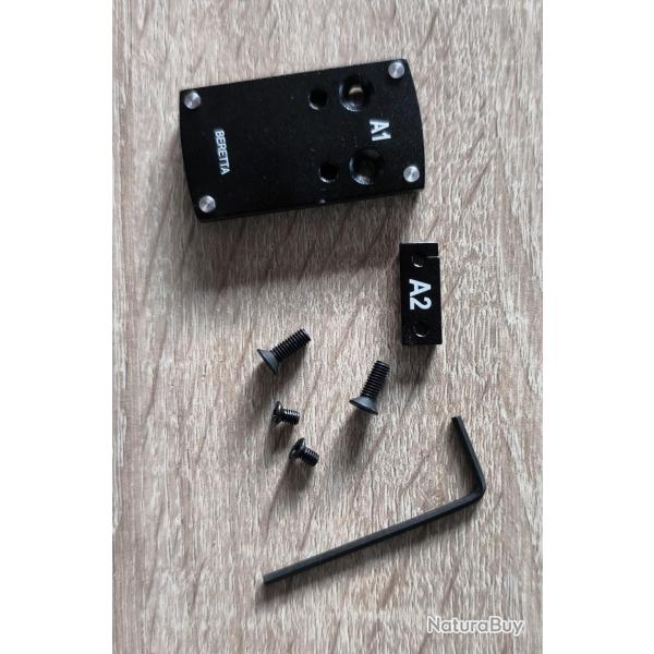 Platine support Point Rouge Docter  Beretta 92 FS-M9A3-M9A1