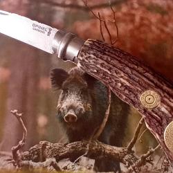 Couteau de poche Opinel 9 bois de cerf