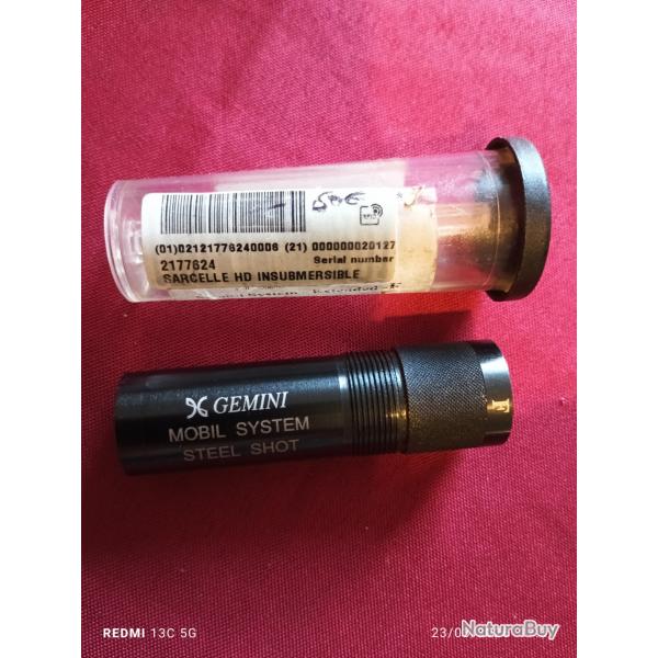 Choke gemini mobil system steel shot cal 12 .etat neuf
