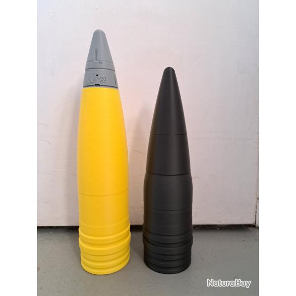 T�te explo 8,8cm FLAK (repro) + pochoir