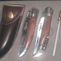 coffret couteaux pliant