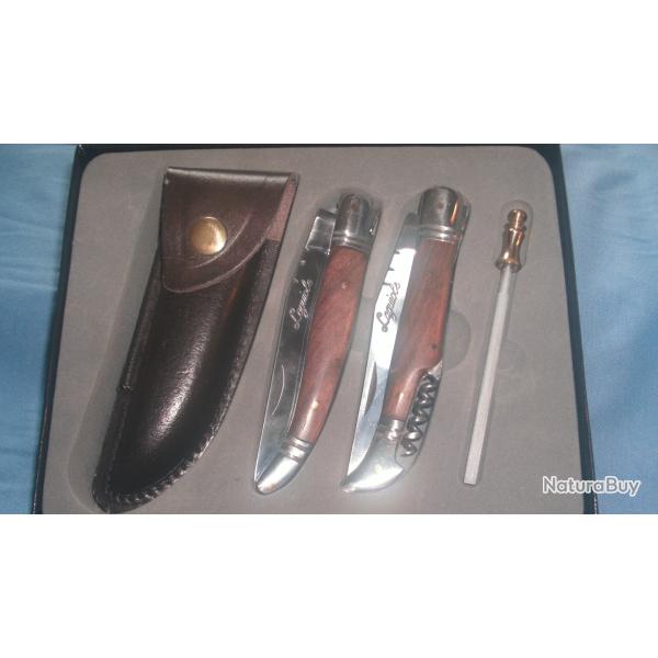 coffret couteaux pliant