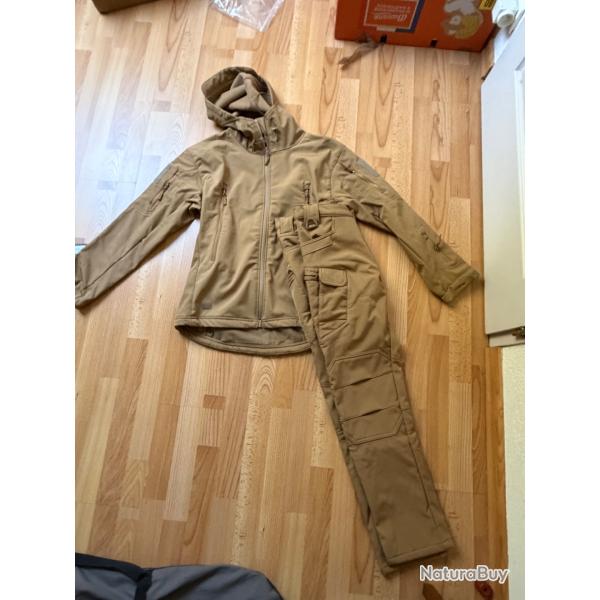 Pack protection et combinaison full Tan