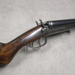 Joli HUSQVARNA mod&egrave;le 1877, Cal 12 &agrave; chiens, &agrave; 1 euro sans prix de r&eacute;serve!!!