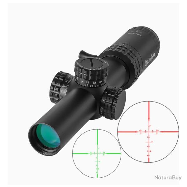Lunette de tir optique 1-5x24