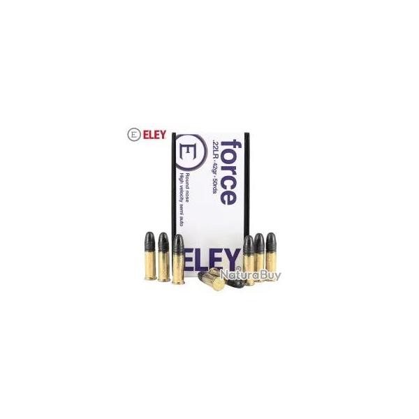 Balles 22LR Eley Force x50
