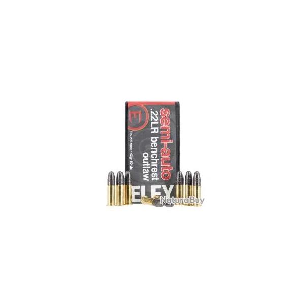 Balles 22LR Eley Semi-Auto Benchrest Outlaw x50