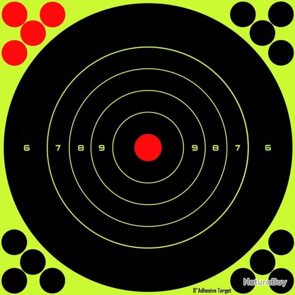 Cibles r�actives 20x20cm Blackstorm Firearms x25