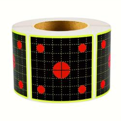 200 cibles r&eacute;actives autocollantes 51mm