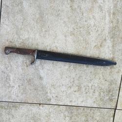 Ba&iuml;onnette allemande 98/05 solingen avec fourreau