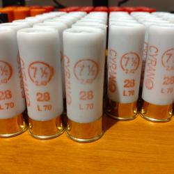 39 cartouches cal 12/70 28g plombs 7.5