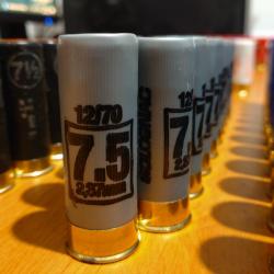 17 cartouches cal 12/70 24g plombs 7.5