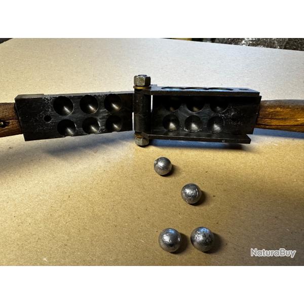 Moule � balle ronde 0,455 inch.