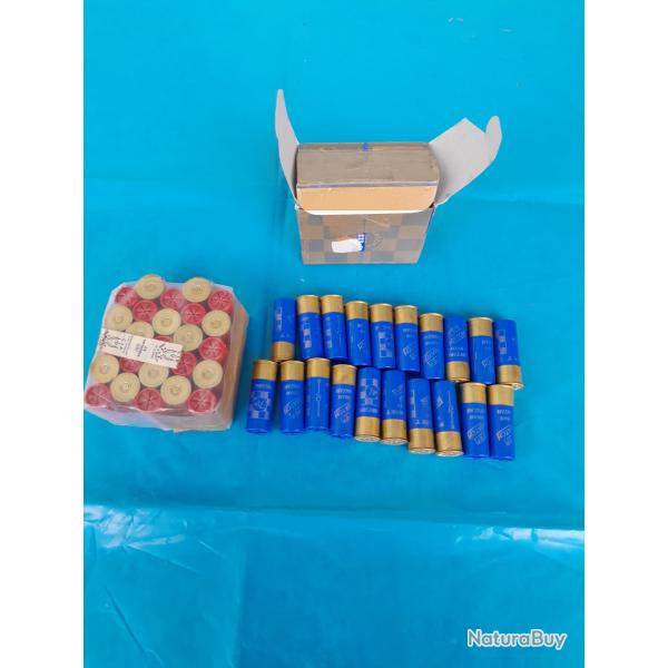 45 Cartouches calibre 12