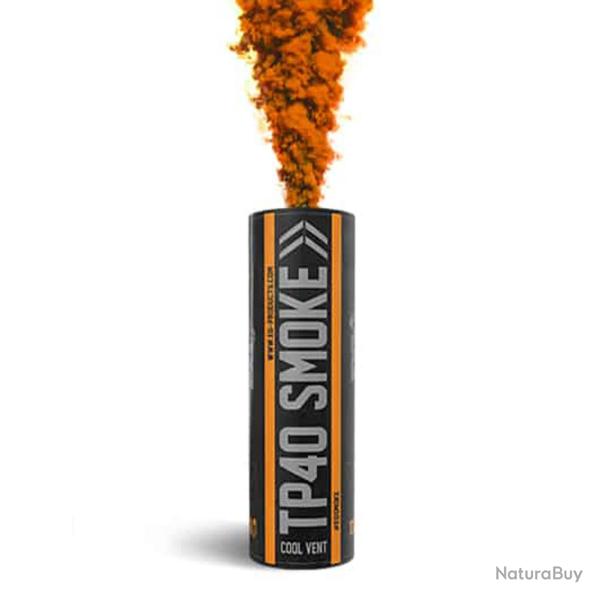 Fumig�ne TP40 � goupille sup�rieure Noir - Orange
