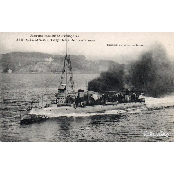CPA - Marine Militaire Fran�aise - Torpilleur Cyclone -N�7648