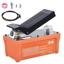 Pompe hydraulique &agrave; air 10 000 PSI P&eacute;dale d'air actionn&eacute;e au pied de r&eacute;servoir de 1/2 gal pour
