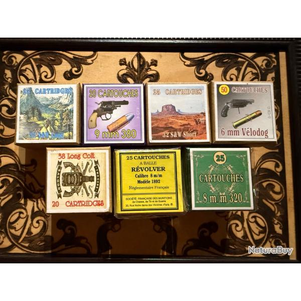 En lot ou � l'unit�, REPRODUCTION BO�TE MUNITION ANCIENNE, VIDE !