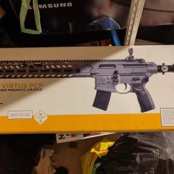 Sig Sauer MCX Virtus PCP plomb cal 5.5 (.22) + Adaptateur 1/2 - 20 UNF